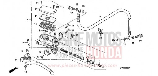 CLUTCH MASTER CYLINDER CBF10007 de 2007
